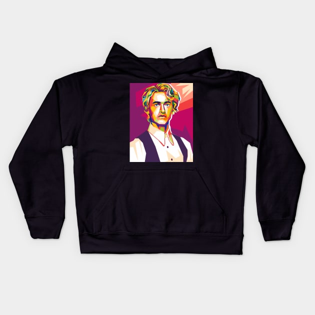 coriolanus snow Kids Hoodie by cool pop art house